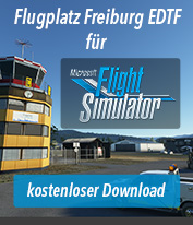 Flugplatz Freiburg für den Microsoft Flugsimulator MSFS